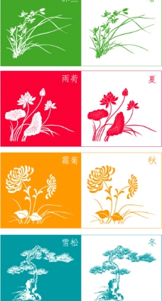 春夏秋冬图片