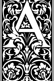 符号设计古罗马花草图案装饰之罗马体字母图片古罗马花草图案装饰之